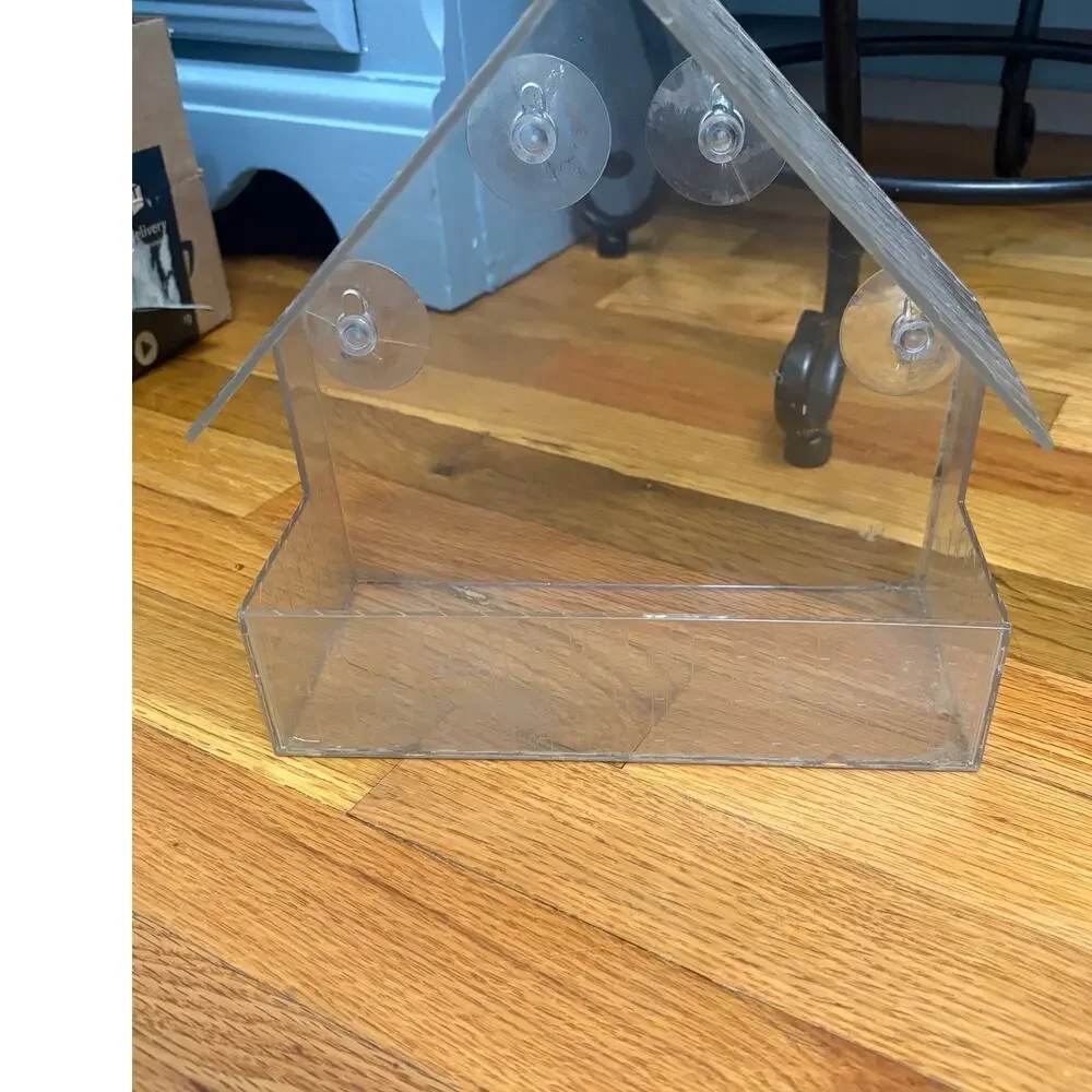 Clear Window Bird Feeding Clear Acrylic